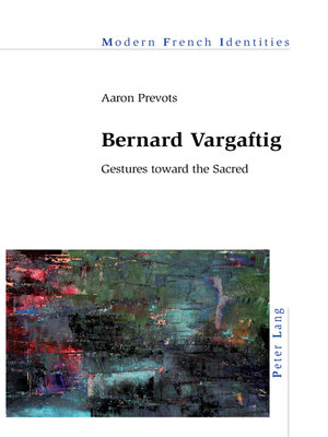 cover image of Bernard Vargaftig
